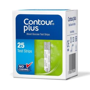 Contour Plus Blood Glucose Test Strip 25pcs Pack