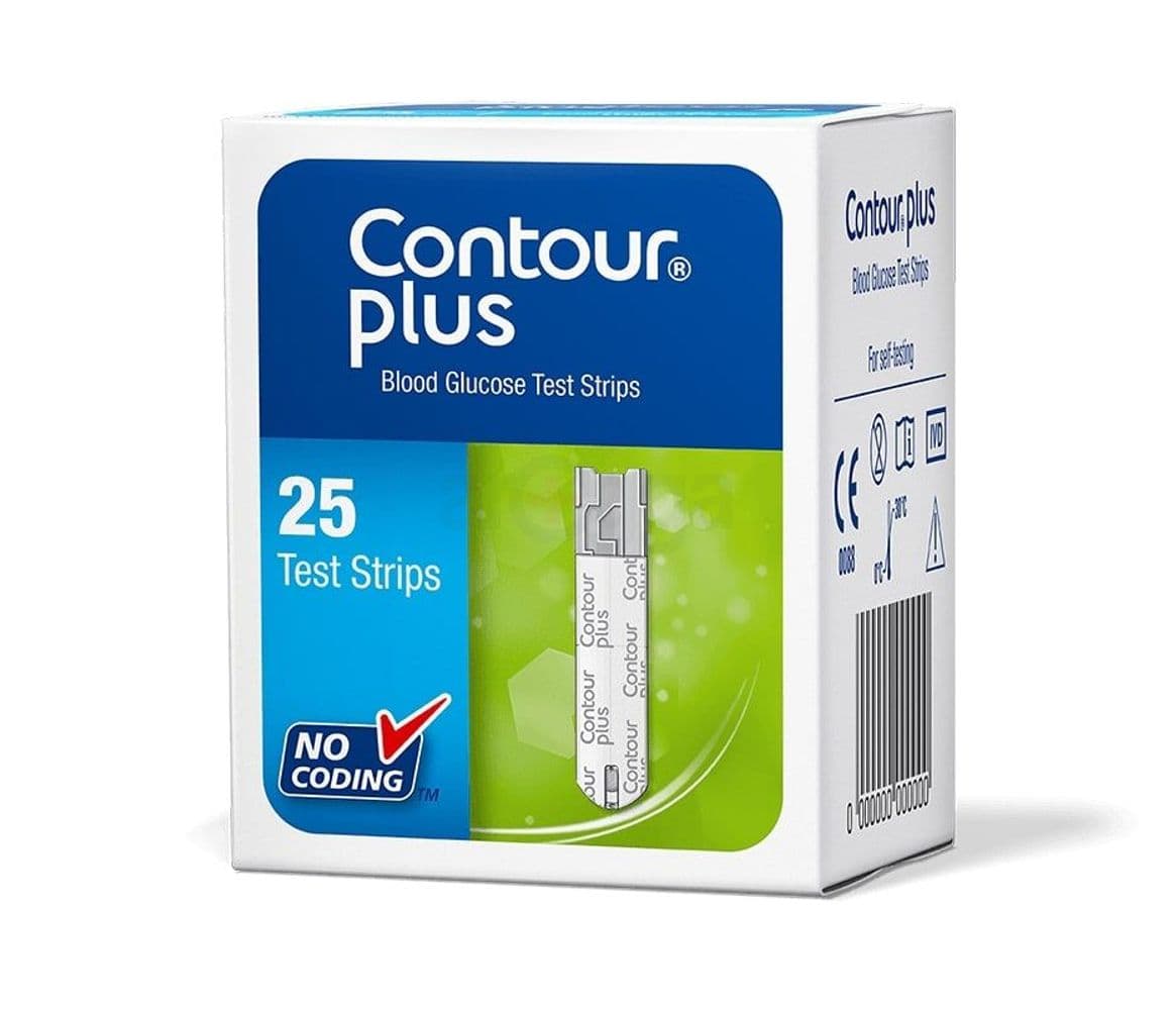 Contour Plus Blood Glucose Test Strip 25pcs Pack